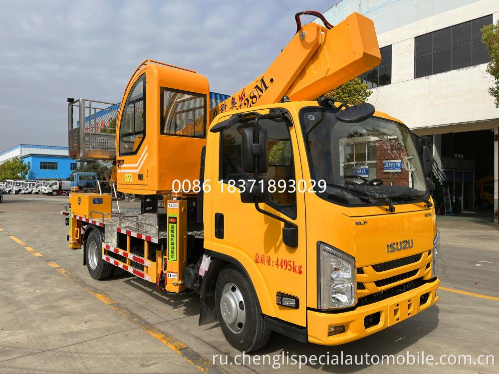 Isuzu 700p Telescopic Aerial Truck 9 Jpg